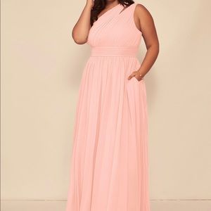 Formal Evening Prom Bridal dress in Coral